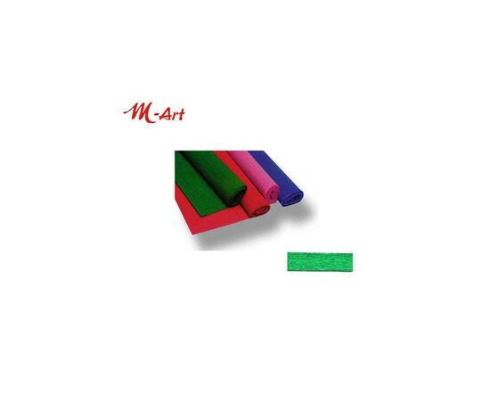 Χαρτί γκοφρέ M-art 0.5x2m ΠΡΑΣΙΝΟ ΜΕΤΑΛΛΙΚΟ  | Είδη Χειροτεχνίας στο MarkCenter
