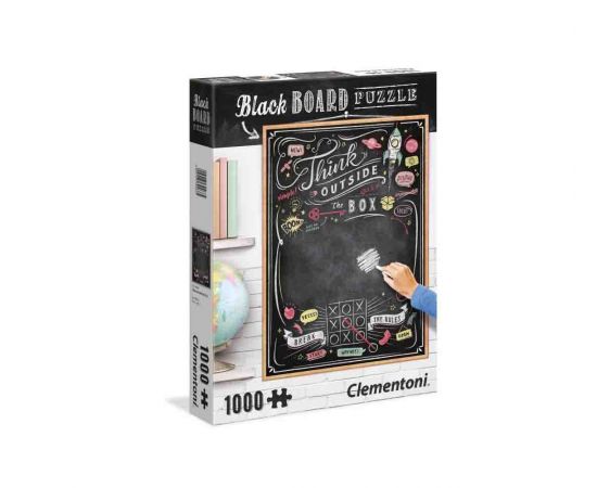 Παζλ 1000 κομμάτια Μαυροπίνακας Think Outside The Box | 1260-39468 Clementoni | Πάζλ στο MarkCenter