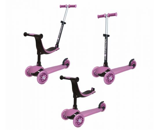 Shoko Παιδικό Πατίνι Πολυμορφικό 3 Σε 1 Σε Ροζ Χρώμα | 5004-50506 AS Company | Παιχνίδια για Κορίτσια στο MarkCenter