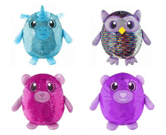 Χνουδωτό Λούτρινο Sequin Στραφταλίνια 35,5 εκ. 1863-05852 AS Company | Παιχνίδια για Κορίτσια στο MarkCenter