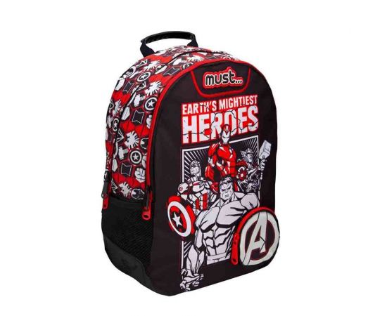 Τσάντα Πλάτης Must Glow in the dark Avengers Heroes Must Team | Σχολικές Τσάντες - Κασετίνες στο MarkCenter