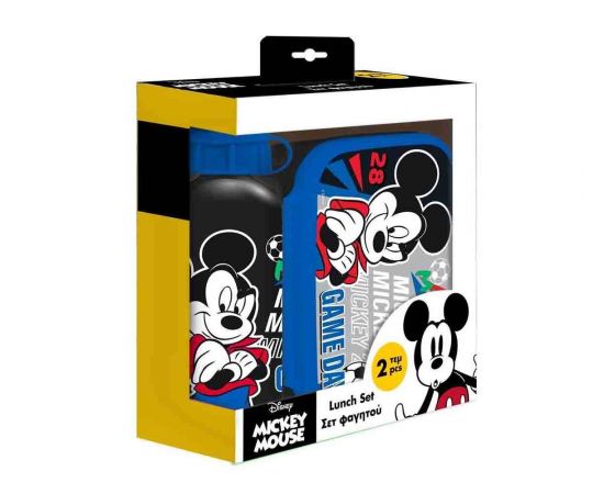 Σετ Δοχείο Φαγητού και Παγούρι Αλουμινίου Mickey Διακάκης | Παγουράκια - Δοχεία Φαγητού στο MarkCenter