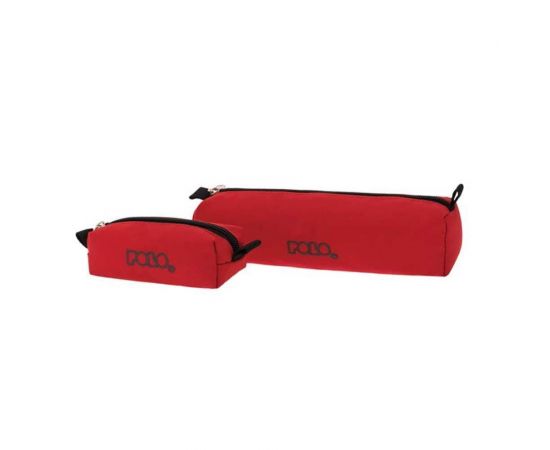 Κασετίνα Βαρελάκι με 1 Θήκη Polo Wallet 2022 Κόκκινη | 937006-3000 Polo | Σχολικές Τσάντες - Κασετίνες στο MarkCenter