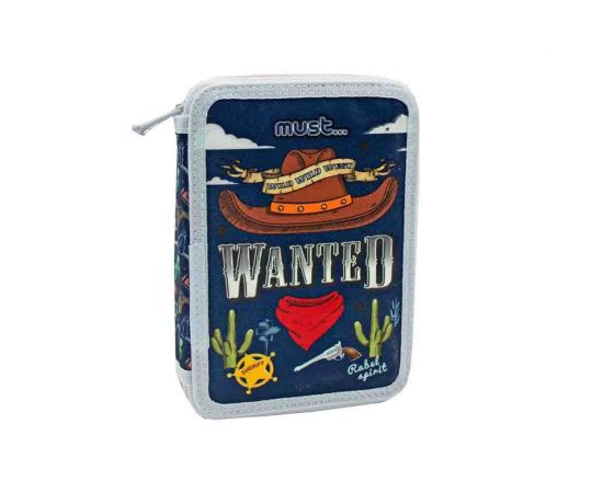 Κασετίνα Διπλή Γεμάτη Must Wanted | 000584587 Must Team | Σχολικές Τσάντες - Κασετίνες στο MarkCenter