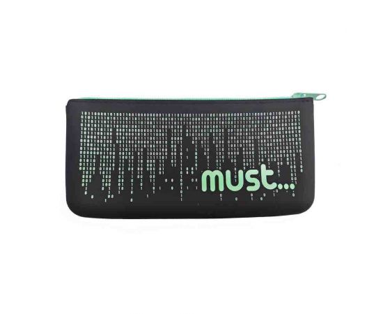 Κασετίνα Σιλικόνης Must Focus Φλατ Μαύρη Must Team | Σχολικές Τσάντες - Κασετίνες στο MarkCenter