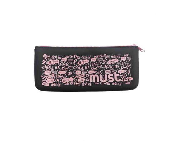 Κασετίνα Σιλικόνης Must Focus Φλατ Μαύρη Must Team | Σχολικές Τσάντες - Κασετίνες στο MarkCenter