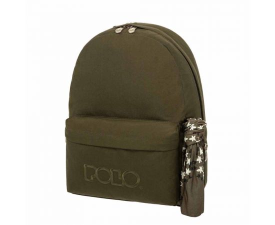 Τσάντα Πλάτης POLO Original με μαντήλι Λαδί 2022 Polo | Σχολικές Τσάντες - Κασετίνες στο MarkCenter