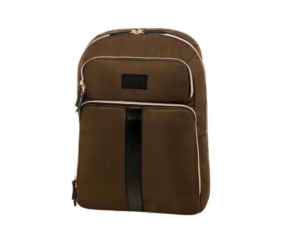 Τσάντα πλάτης POLO Dora Σκούρο Καφέ 2022 Polo | Σχολικές Τσάντες - Κασετίνες στο MarkCenter