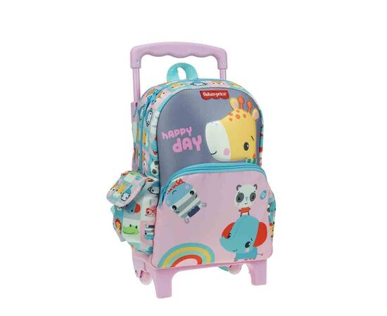 Τσάντα τρόλευ νηπίου Gim Mini Giraffe Fisher Price GIM | Σχολικές Τσάντες - Κασετίνες στο MarkCenter