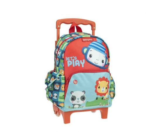 Τσάντα τρόλευ νηπίου Gim Mini Monkey Fisher Price GIM | Σχολικές Τσάντες - Κασετίνες στο MarkCenter