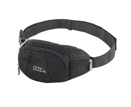 Τσαντάκι μέσης Polo Pittock Μαύρο Polo | Σχολικές Τσάντες - Κασετίνες στο MarkCenter