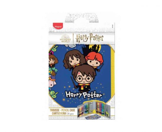 Κασετίνα Γεμάτη με 2 Θήκες Maped Harry Potter Μπλε χρώμα Maped | Σχολικές Τσάντες - Κασετίνες στο MarkCenter