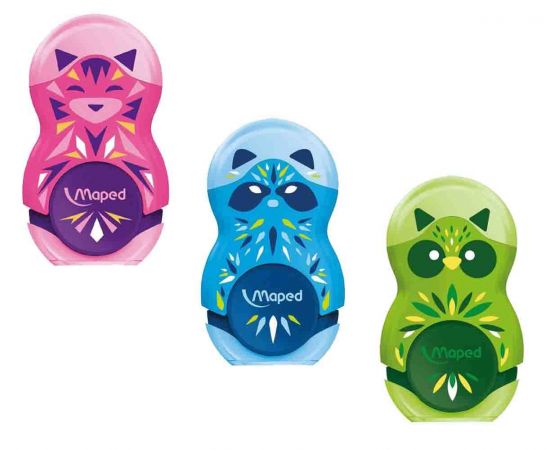 Γόμα και ξύστρα maped loopy mini cute Maped | Γραφική Ύλη στο MarkCenter