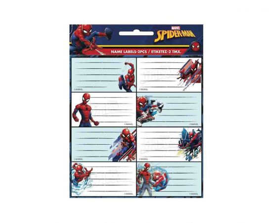 Ετικέτες αυτοκόλλητες spiderman GIM | Διάφορα Είδη στο MarkCenter