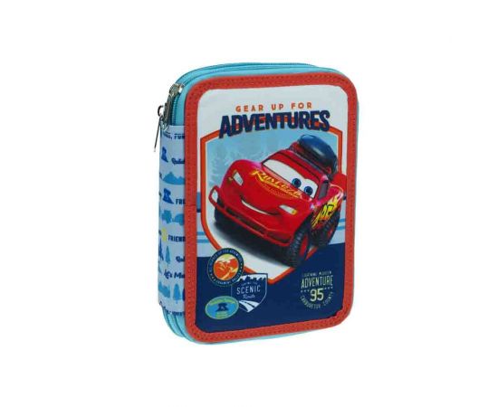 Κασετίνα Διπλή Γεμάτη Gim Cars Gear Up | 341-37100 GIM | Σχολικές Τσάντες - Κασετίνες στο MarkCenter