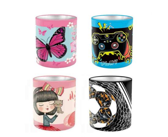 Μολυβοθήκη Μεταλλική 10X11 Must 4 σχέδια Διακάκης | Διάφορα Είδη στο MarkCenter