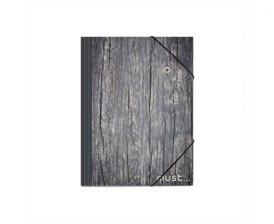 Ντοσιέ Λάστιχο Must Γκρι 25x35 Must Team | Είδη Αρχειοθέτησης στο MarkCenter