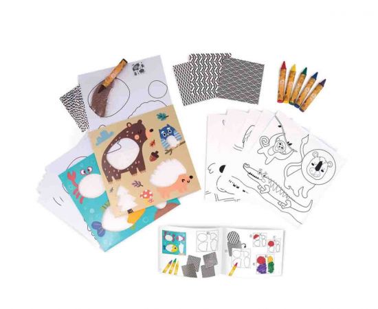 Σετ ζωγραφικής ζωάκια με κηρομπογιές 1038-21051 AS Company | Παιχνίδια για Αγόρια στο MarkCenter