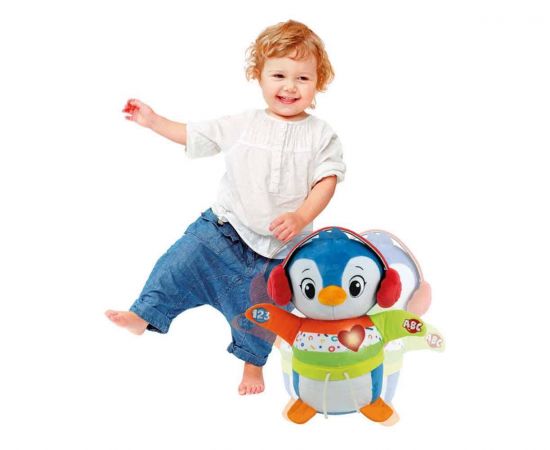 Baby Clementoni Βρεφικό Παιχνίδι Πιγκουίνος Χορευτούλης (Μιλάει Ελληνικά) 1000-63373 AS Company | Παιχνίδια Bebe στο MarkCenter