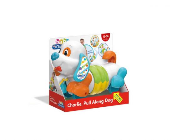 Baby Clementoni Βρεφικό Παιχνίδι Σκυλάκι Pull Along Τσάρλι 1000-17262 AS Company | Παιχνίδια Bebe στο MarkCenter