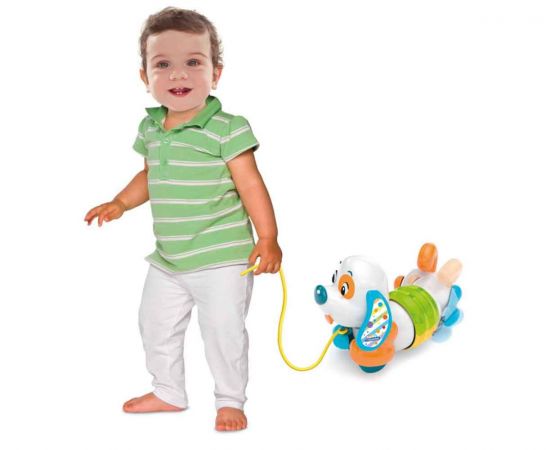 Baby Clementoni Βρεφικό Παιχνίδι Σκυλάκι Pull Along Τσάρλι 1000-17262 AS Company | Παιχνίδια Bebe στο MarkCenter