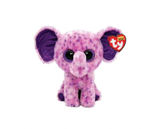 TY Χνουδωτό Ελέφαντας Μωβ 15Εκ. 1607-36386 AS Company | Παιχνίδια για Κορίτσια στο MarkCenter