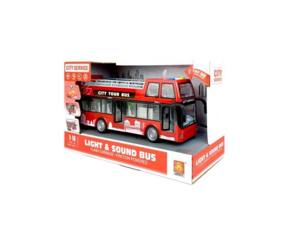 Λεωφορείο City Tour με Φώτα & Ήχους 1:16 Group | Παιχνίδια για Αγόρια στο MarkCenter