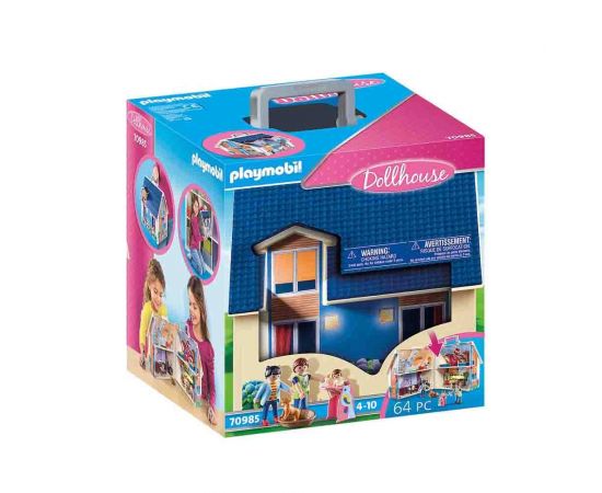 Playmobil Dollhouse - Μοντέρνο Κουκλόσπιτο-Βαλιτσάκι | 70985 Playmobil | Playmobil στο MarkCenter