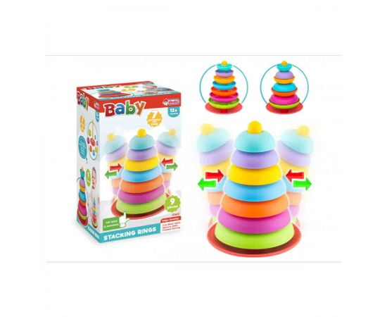 Πυραμίδα με Κρίκους John Hellas | Παιχνίδια Bebe στο MarkCenter