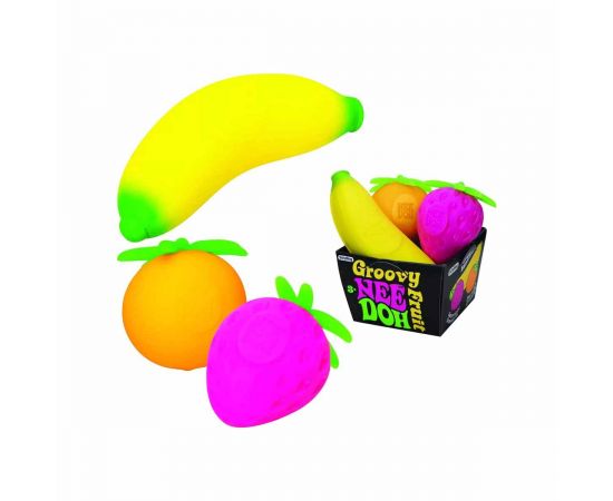 Μπάλα Nee Doh Squishy Groovy Fruit GAMA Brands | Μπάλες - Μπαλάκια στο MarkCenter