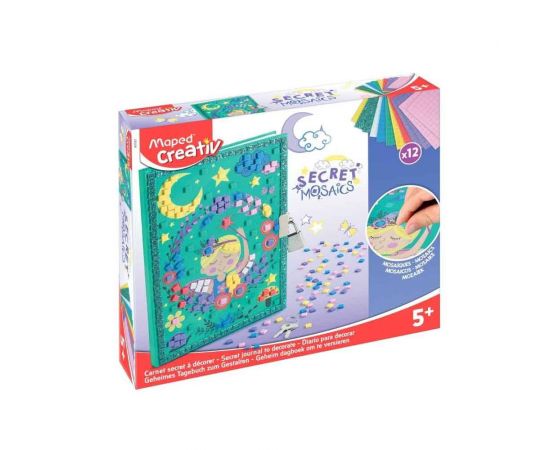 Maped Creative Secret Mosaics Μυστικό Ημερολόγιο Maped | Παιχνίδια για Κορίτσια στο MarkCenter