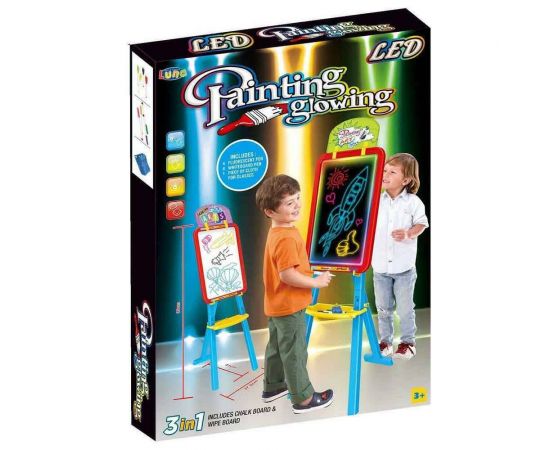 Πίνακας Μαρκαδόρου Επιδαπέδιος με LED Μπλε Luna | Παιχνίδια Unisex στο MarkCenter