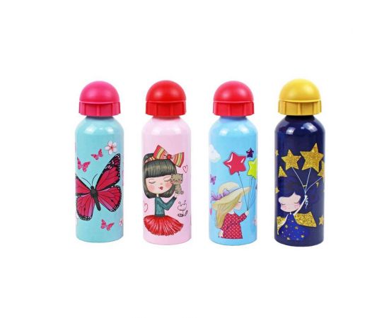 Παγούρι Αλουμινίου Κορίτσι Must 500ml Must Team | Παγουράκια - Δοχεία Φαγητού στο MarkCenter