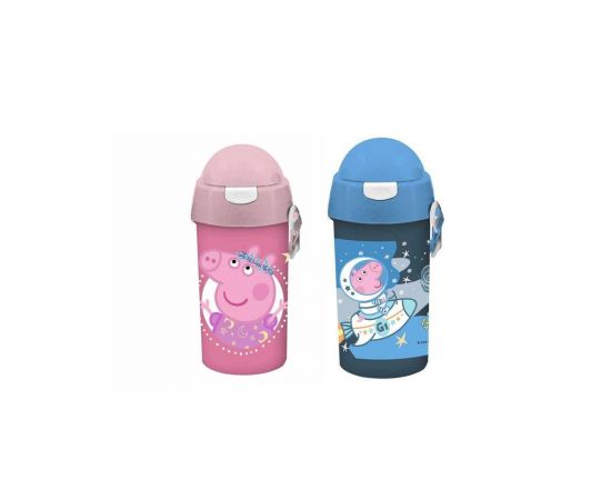 Παγούρι Πλαστικό Peppa Pig 500ml Διακάκης | Παγουράκια - Δοχεία Φαγητού στο MarkCenter