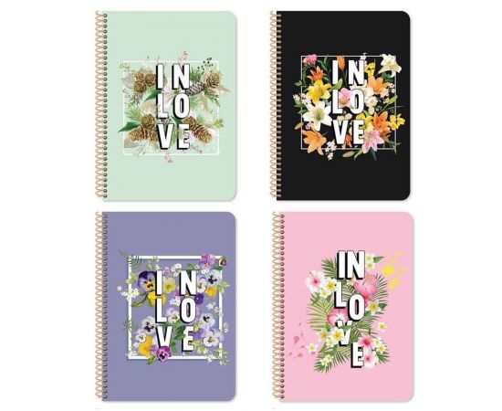 Τετράδιο Σπιράλ Α4 3 Θέματα 90Φ Must Blossom Love | 000050449 Must Team | Σχολικά Τετράδια στο MarkCenter