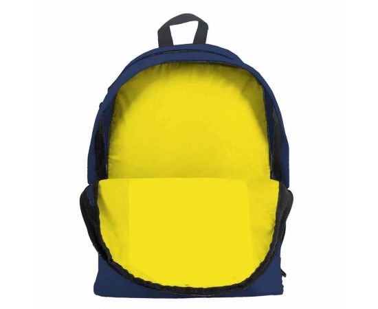 Τσάντα Πλάτης με 2 Θήκες Must Monochrome Plus Colored Inside Μπλε Navy | 000584942 Must Team | Σχολικές Τσάντες - Κασετίνες στο MarkCenter