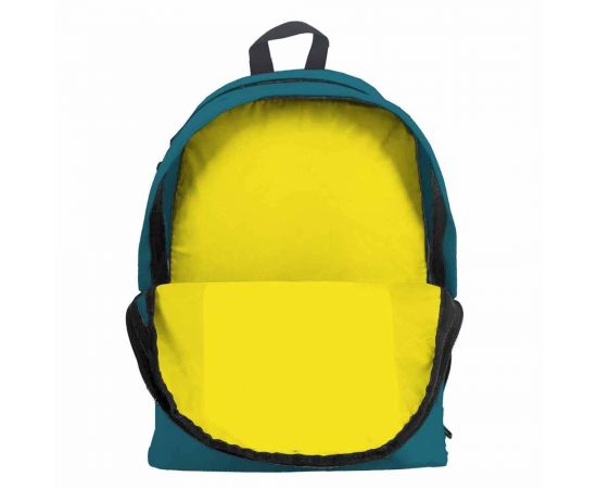 Τσάντα Πλάτης με 2 Θήκες Must Monochrome Plus Colored Inside Πράσινο | 000584939 Must Team | Σχολικές Τσάντες - Κασετίνες στο MarkCenter