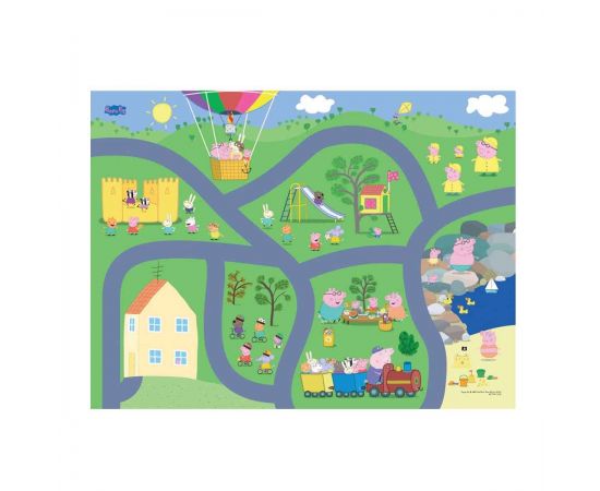 Peppa Pig Megamat Μεγάλο με Οχηματάκι Giochi Preziosi | Παιχνίδια Bebe στο MarkCenter