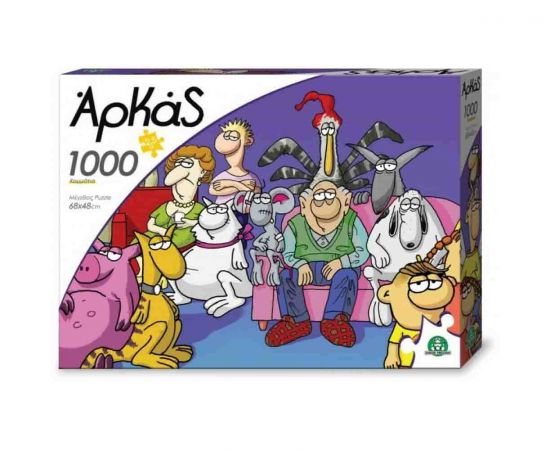 Λαμπάδα Αρκάς Παζλ Ήρωες 1000 Κομμάτια Giochi Preziosi | Πασχαλινές λαμπάδες στο MarkCenter