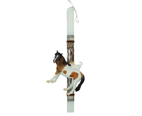 Λαμπάδα Χειροποίητη Σκιουμπολντ Φοράδα OEM | Πασχαλινές λαμπάδες στο MarkCenter