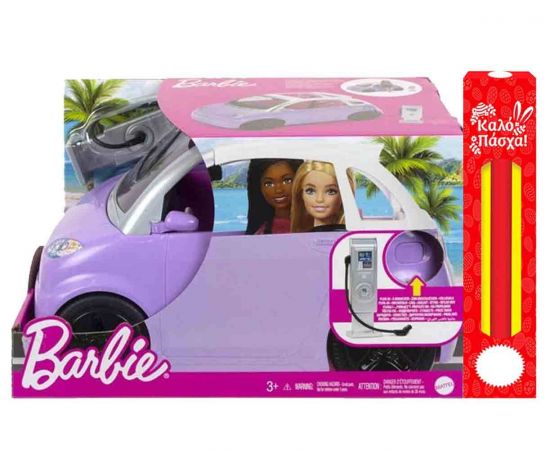Λαμπάδα Barbie Ηλεκτρικό Αυτοκίνητο HJV36 Mattel | Πασχαλινές λαμπάδες στο MarkCenter