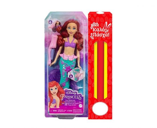 Λαμπάδα Disney Princess Αριέλ Colour Change HLW00 Mattel | Πασχαλινές λαμπάδες στο MarkCenter