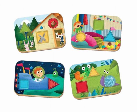 Baby Form Παζλ Σχήματα Remoundo | Παιχνίδια Bebe στο MarkCenter