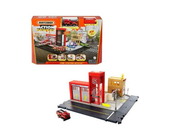 Λαμπάδα Matchbox Action Drivers Μεγάλα Σετ Δράσης Πυροσβεστικός Σταθμός Mattel | Πασχαλινές λαμπάδες στο MarkCenter