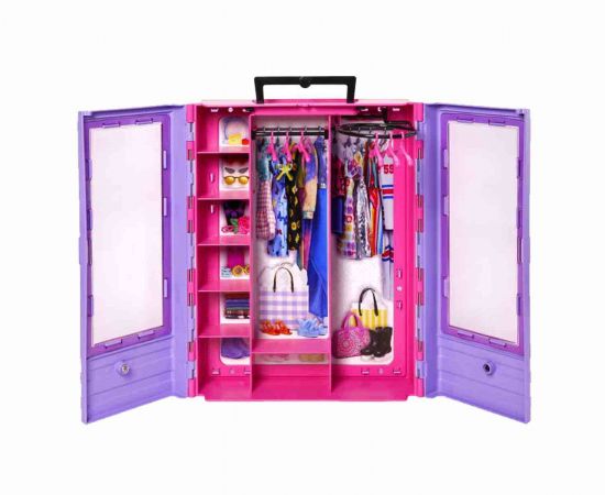 Barbie Ντουλάπα με Κούκλα Mattel | Παιχνίδια για Κορίτσια στο MarkCenter