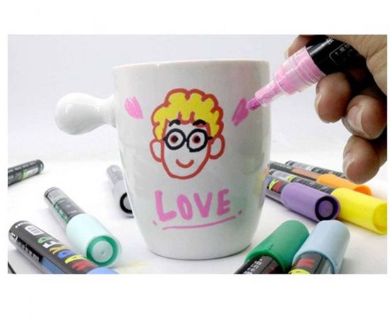 Ακρυλικός Μαρκαδόρος M&G Pink S210 2mm M&G | Γραφική Ύλη στο MarkCenter