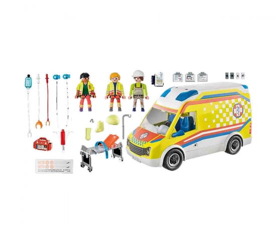 Playmobil City LIfe Ασθενοφόρο με Διασώστες Playmobil | Playmobil στο MarkCenter