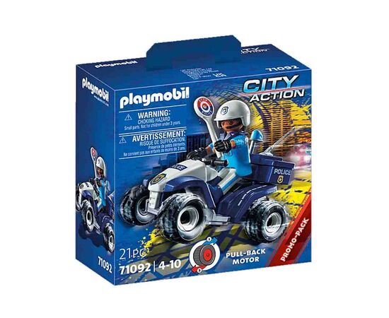Playmobil City Action Αστυνομικός με Γουρούνα 4x4 Playmobil | Playmobil στο MarkCenter