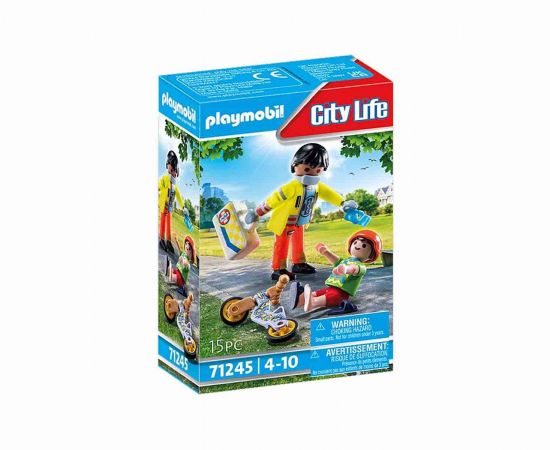 Playmobil City Life Διασώστης και Παιδάκι Playmobil | Playmobil στο MarkCenter