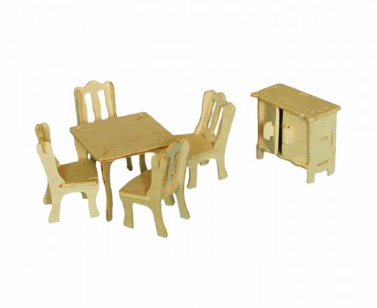 3D Παζλ Ξύλινη Κατασκευή Τραπεζαρία OEM | Παζλ στο MarkCenter